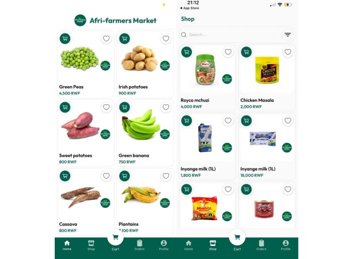 Eβcommerce mobile app